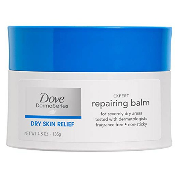 Dove DermaSeries Dry Skin Relief Expert Repairing Balm | Best Lotions for Dry Skin to Keep You Moisturized During the Holidays | lotion & moisturizer
