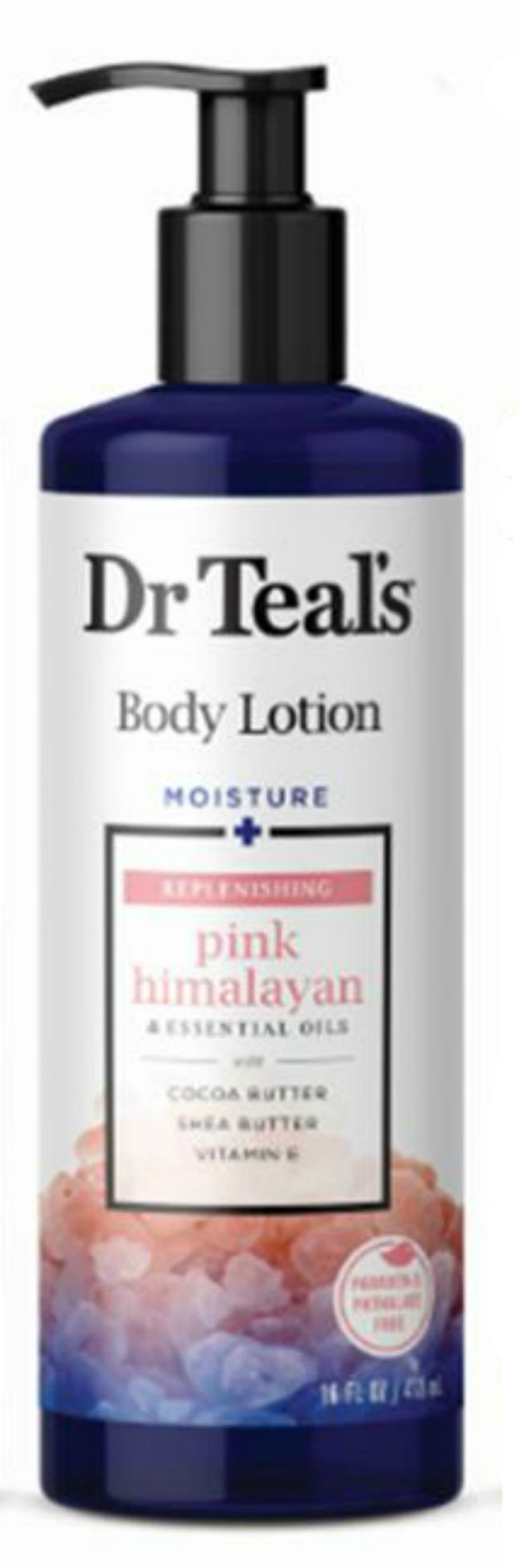 Dr. Teal's Pink Himalayan Lotion | Best Lotions for Dry Skin to Keep You Moisturized During the Holidays | lotion & moisturizer