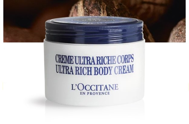 L'Occitane Ultra Rich Body Cream | Best Lotions for Dry Skin to Keep You Moisturized During the Holidays | lotion & moisturizer